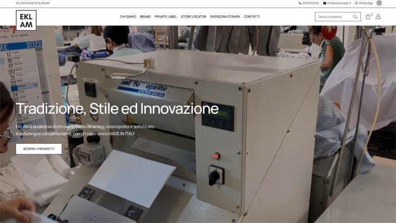 Eklam Produzione camicie uomo e donna